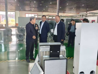 龍口市盧市長(zhǎng)一行蒞臨我縣考察調(diào)研 科瑞特集團(tuán)展現(xiàn)本地暖通空調(diào)企業(yè)風(fēng)采